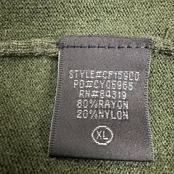 Cyrus Women's Long Sleeved Cardigan Sweater Size XL Green - Picture 7 of 8